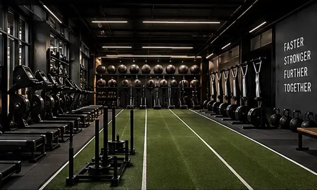 The Hyrox Training Club floor